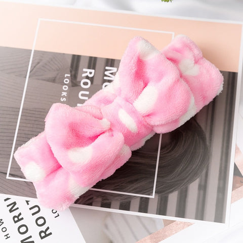 Headbands for Women Girls Bow Wash Face