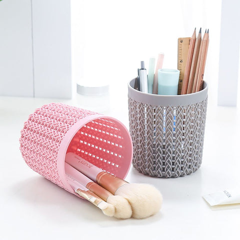 1PC Cylinder Hollow Cosmetic Brush Box Empty Makeup