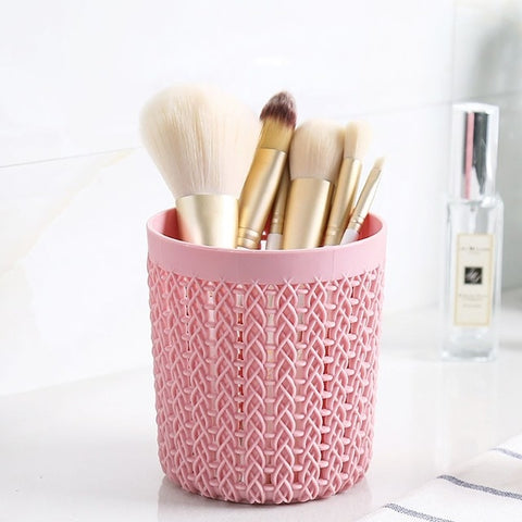 1PC Cylinder Hollow Cosmetic Brush Box Empty Makeup