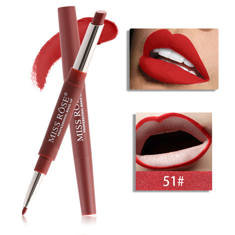 20 color lip makeup  liner waterproof long-lasting red lip pencil lipstick nude makeup ladies cosmetics