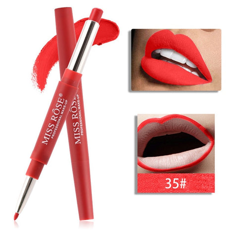 20 color lip makeup  liner waterproof long-lasting red lip pencil lipstick nude makeup ladies cosmetics