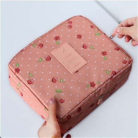 Beauty Organizer Case for Brushes Women Cosmetic Makeup Bag Toiletries Organizers Female Storage Make Up Necessary Accessory