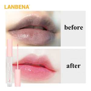 LANBENA Makeup Lipstick Lip Lightening Serum Cherry Moisturizing Remove Melanin Pink Lips Long Lasting Cosmetics Plumper Tool