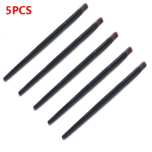 5pcs Lip Eyebrow Brush Beauty Round Makeup Brush Smudge Eye Shadow Concealer Brush Eyebrow Comb Makeup Accessories