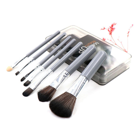 7Pcs Makeup Brush Set High Quality Foundation Powder Eyeshadow Brush with Plastic Boxed Cosmetic Beauty Tool Kit Hot