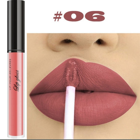 12 Colors Waterproof Matte Liquid Lipstick long-lasting Red Black Lip gloss Makeup Stick Nude Beauty Lip Tint Korea Cosmetics