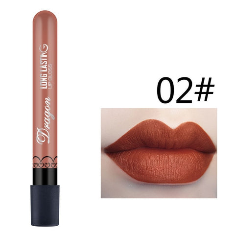 1 Pcs Sexy Vampire Lipstick Matte Waterproof Velvet Lip Stick 28 Colors Sexy Red Pigments Makeup Matte Lipsticks Beauty Lips