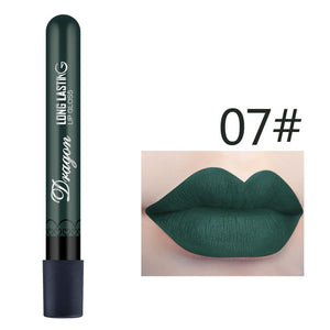 1 Pcs Sexy Vampire Lipstick Matte Waterproof Velvet Lip Stick 28 Colors Sexy Red Pigments Makeup Matte Lipsticks Beauty Lips