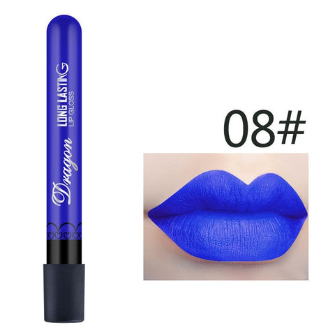 1 Pcs Sexy Vampire Lipstick Matte Waterproof Velvet Lip Stick 28 Colors Sexy Red Pigments Makeup Matte Lipsticks Beauty Lips