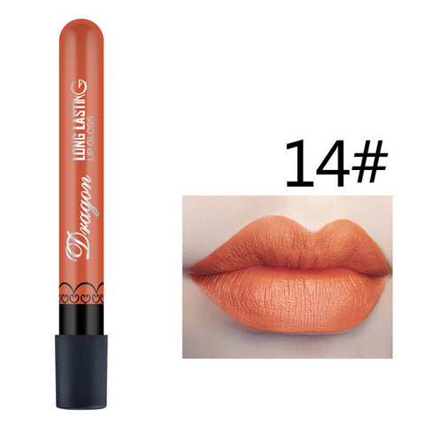 1 Pcs Sexy Vampire Lipstick Matte Waterproof Velvet Lip Stick 28 Colors Sexy Red Pigments Makeup Matte Lipsticks Beauty Lips