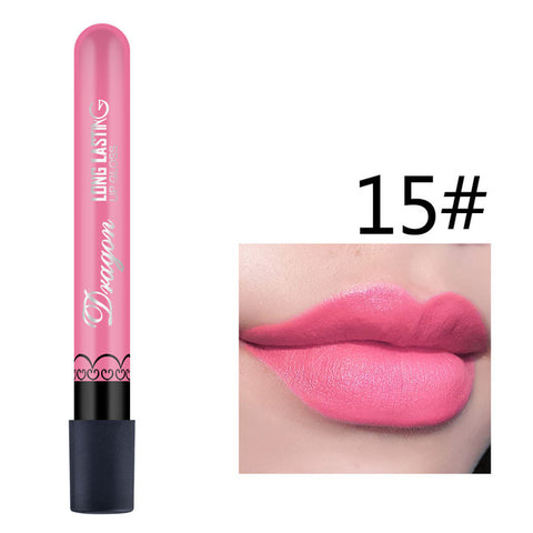 1 Pcs Sexy Vampire Lipstick Matte Waterproof Velvet Lip Stick 28 Colors Sexy Red Pigments Makeup Matte Lipsticks Beauty Lips