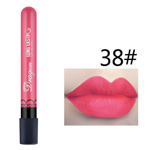 1 Pcs Sexy Vampire Lipstick Matte Waterproof Velvet Lip Stick 28 Colors Sexy Red Pigments Makeup Matte Lipsticks Beauty Lips