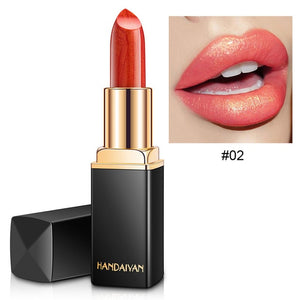 Matte Lipstick Waterproof Lipstick Shimmer Long Lasting Non-Fading Lip Makeup Mermaid Shimmer Lipstick Luxury Professional Lips