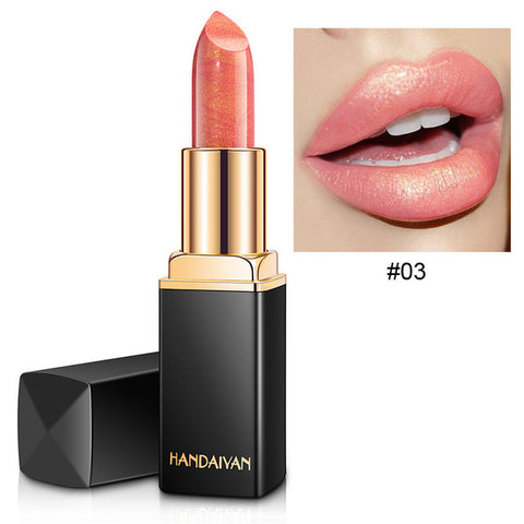 Matte Lipstick Waterproof Lipstick Shimmer Long Lasting Non-Fading Lip Makeup Mermaid Shimmer Lipstick Luxury Professional Lips