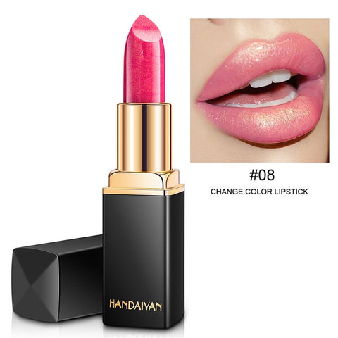 Matte Lipstick Waterproof Lipstick Shimmer Long Lasting Non-Fading Lip Makeup Mermaid Shimmer Lipstick Luxury Professional Lips